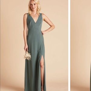 Birdy Grey bridesmaid dress in sea glass.